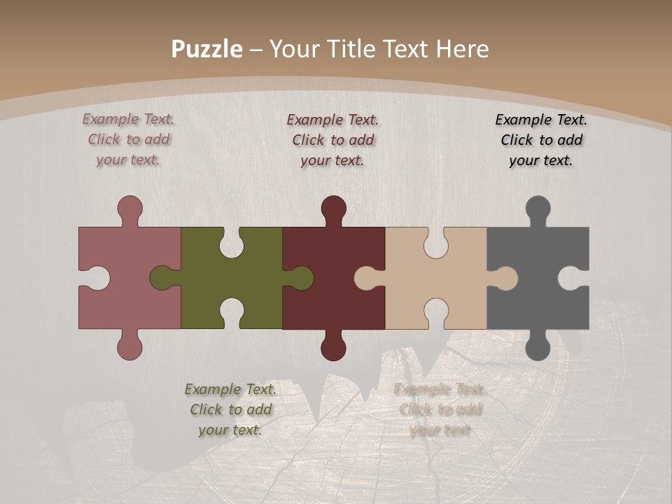 Art Pattern Hardwood PowerPoint Template