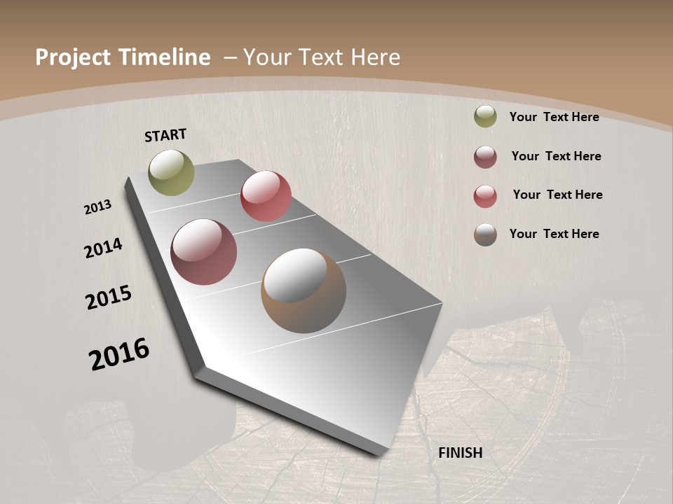 Art Pattern Hardwood PowerPoint Template