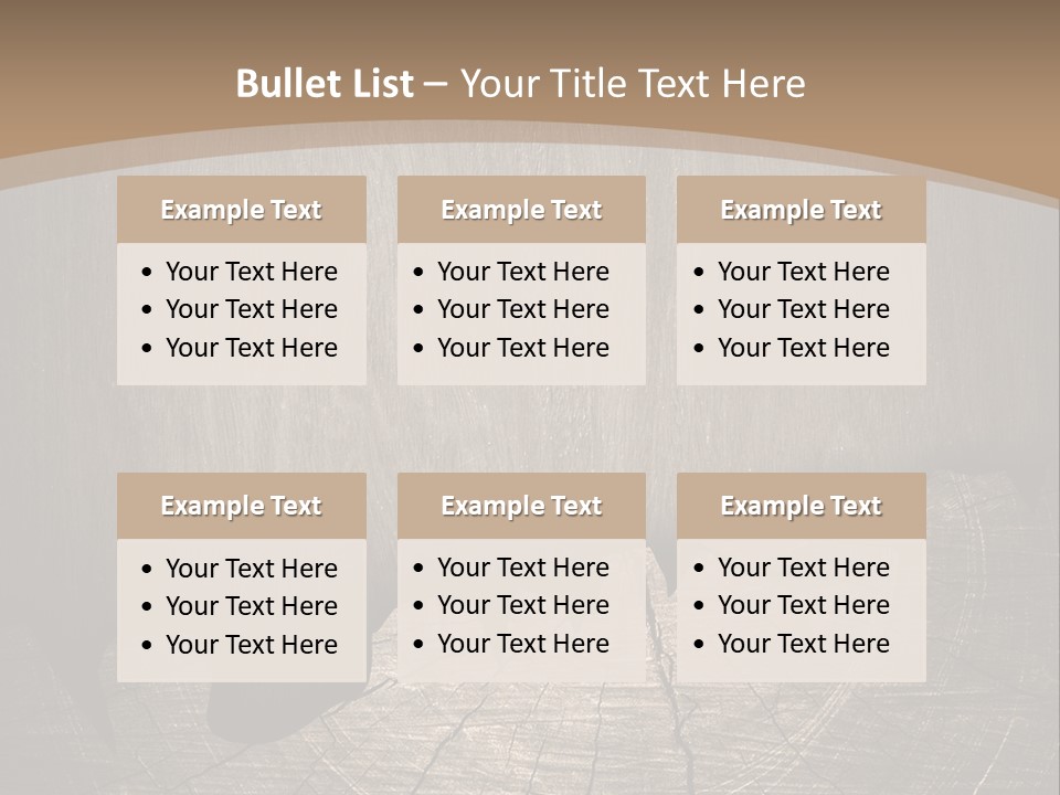 Art Pattern Hardwood PowerPoint Template