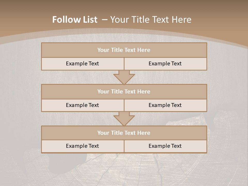 Art Pattern Hardwood PowerPoint Template