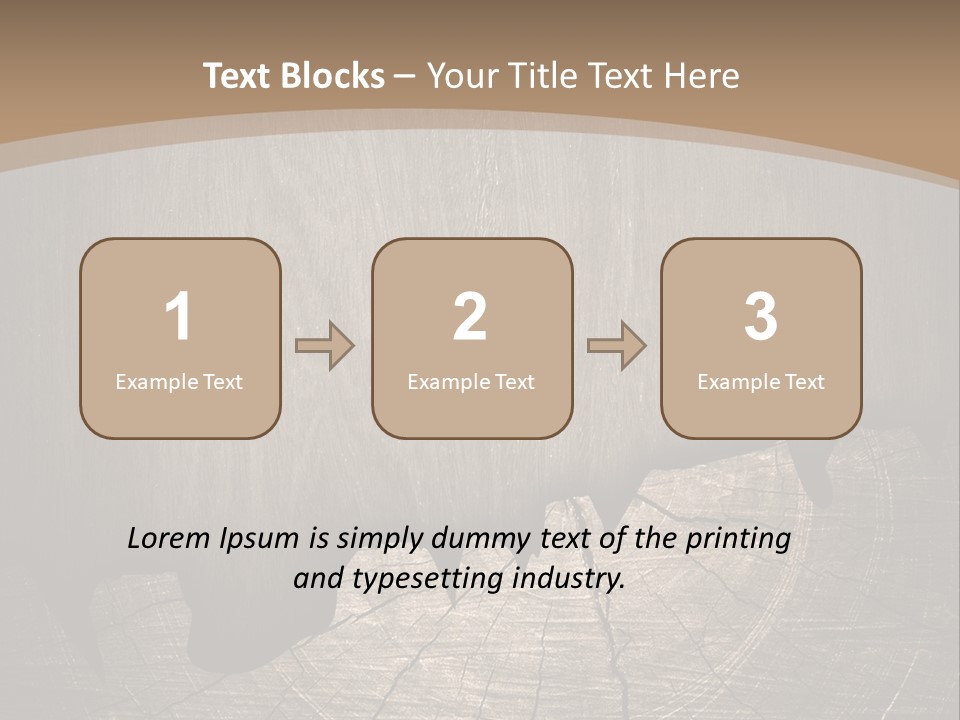 Art Pattern Hardwood PowerPoint Template