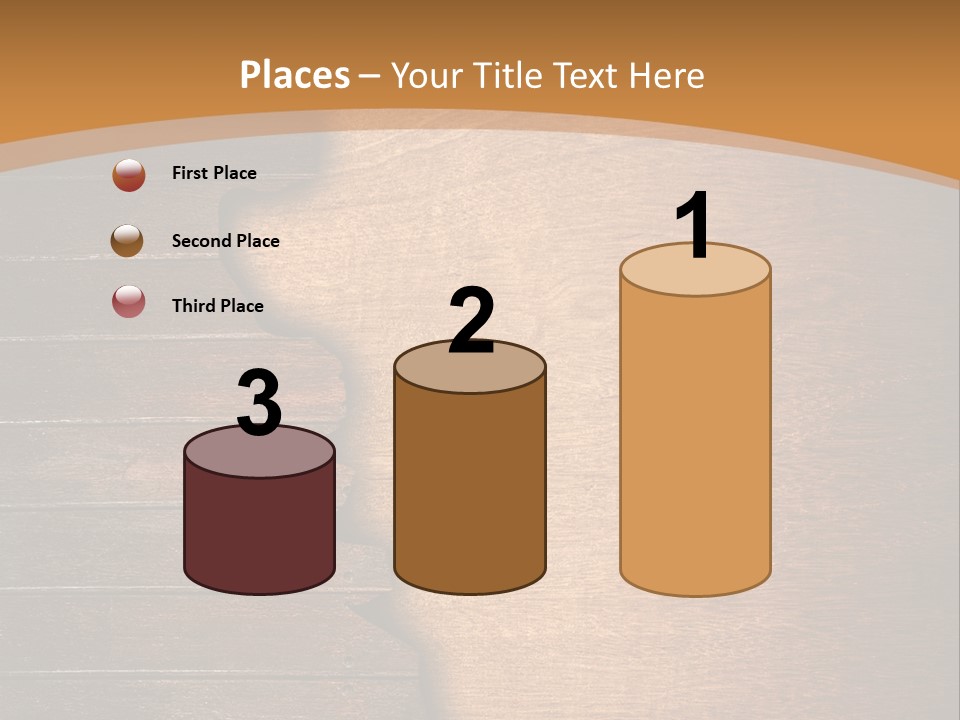 Board Slice Brown PowerPoint Template