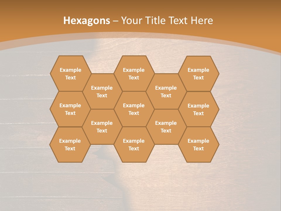 Board Slice Brown PowerPoint Template