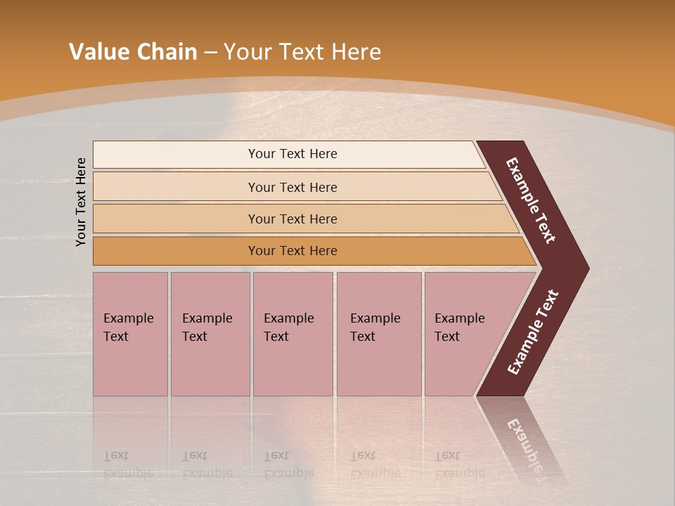 Board Slice Brown PowerPoint Template
