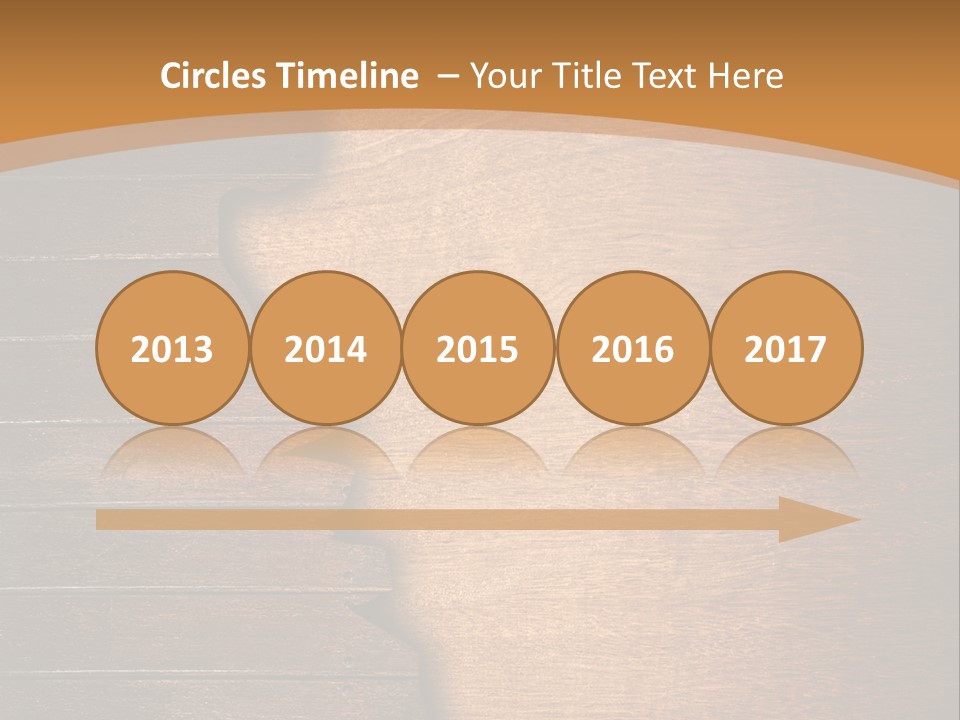 Board Slice Brown PowerPoint Template