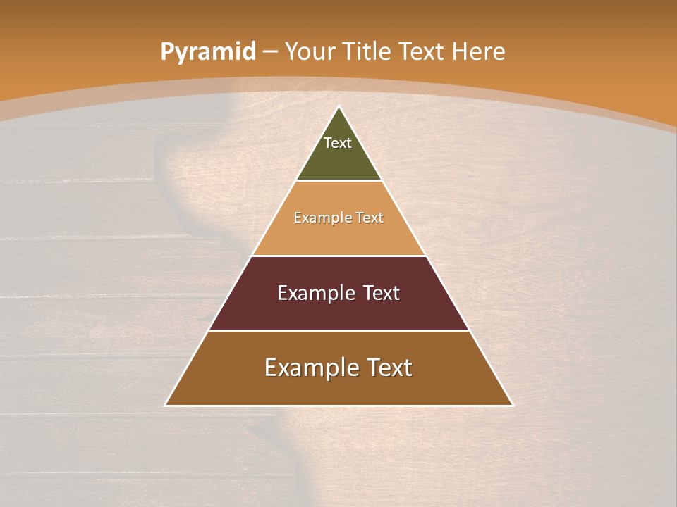 Board Slice Brown PowerPoint Template