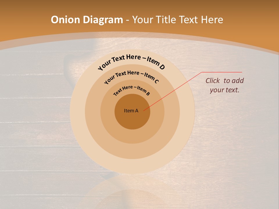Board Slice Brown PowerPoint Template