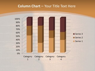 Board Slice Brown PowerPoint Template