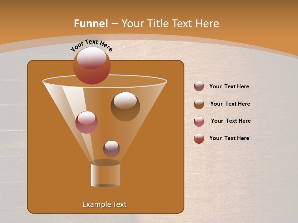 Board Slice Brown PowerPoint Template