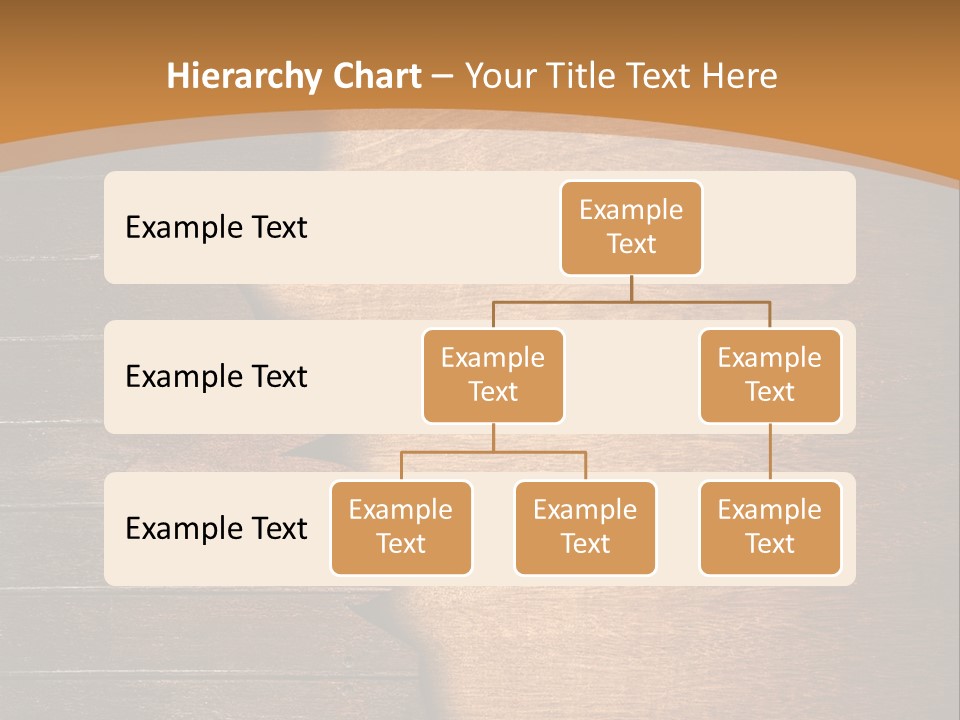 Board Slice Brown PowerPoint Template