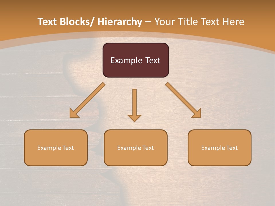 Board Slice Brown PowerPoint Template