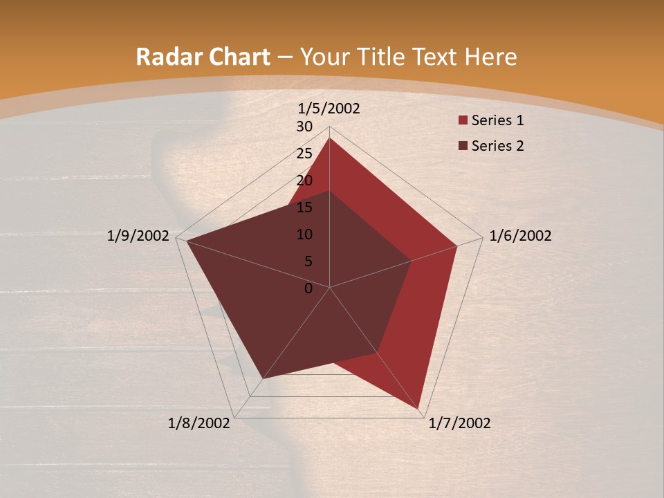 Board Slice Brown PowerPoint Template