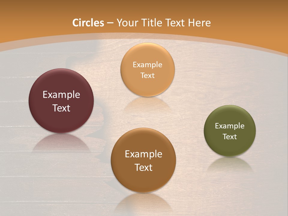 Board Slice Brown PowerPoint Template