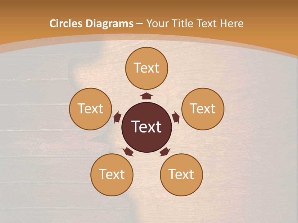 Board Slice Brown PowerPoint Template