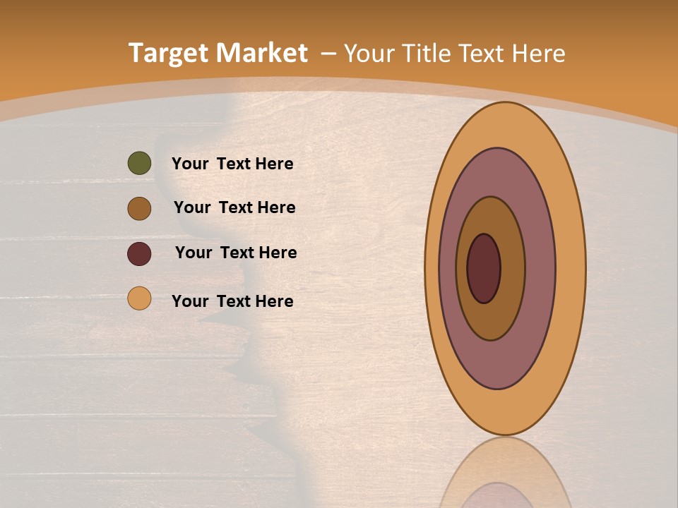 Board Slice Brown PowerPoint Template