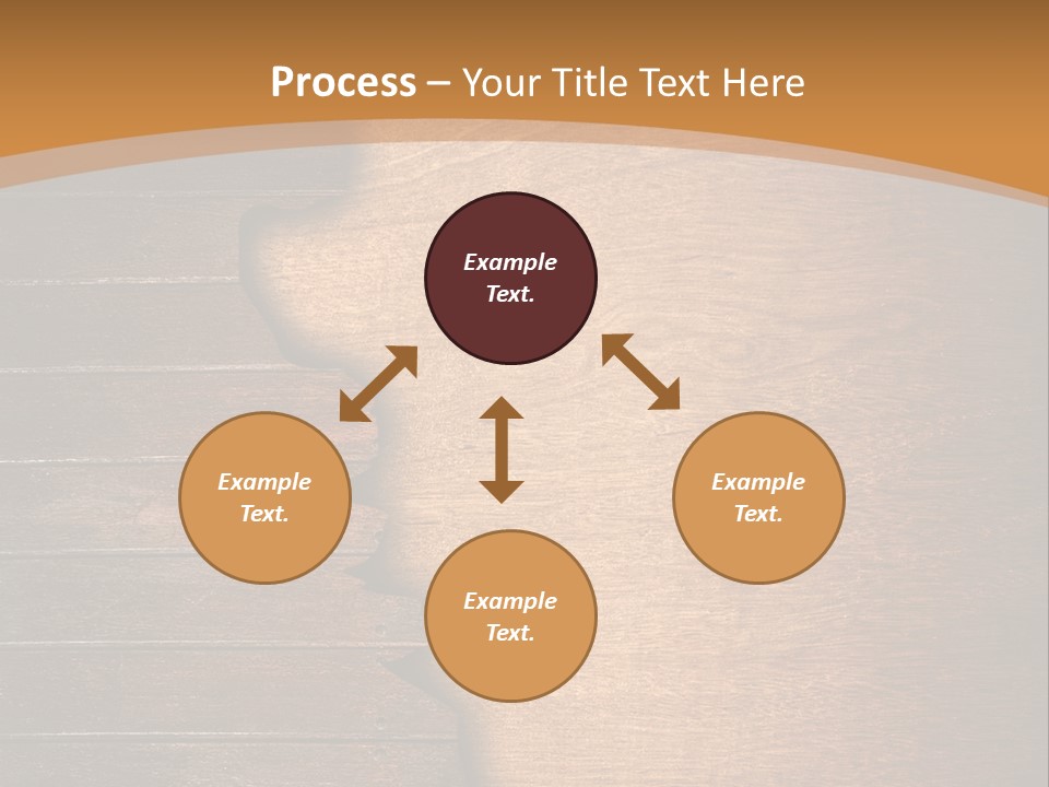 Board Slice Brown PowerPoint Template