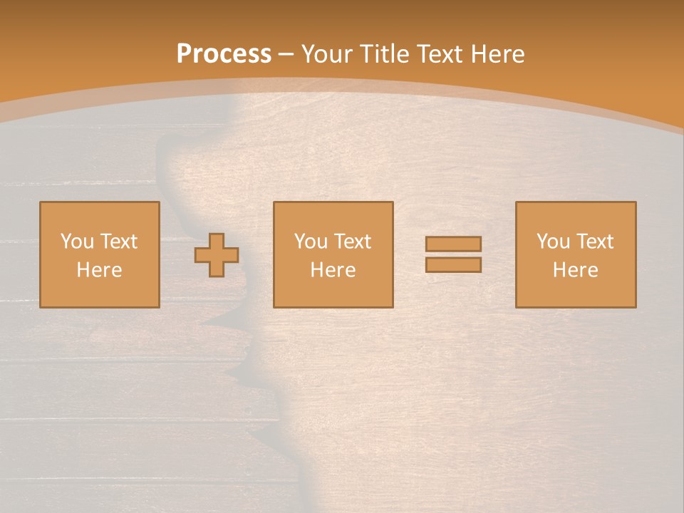 Board Slice Brown PowerPoint Template