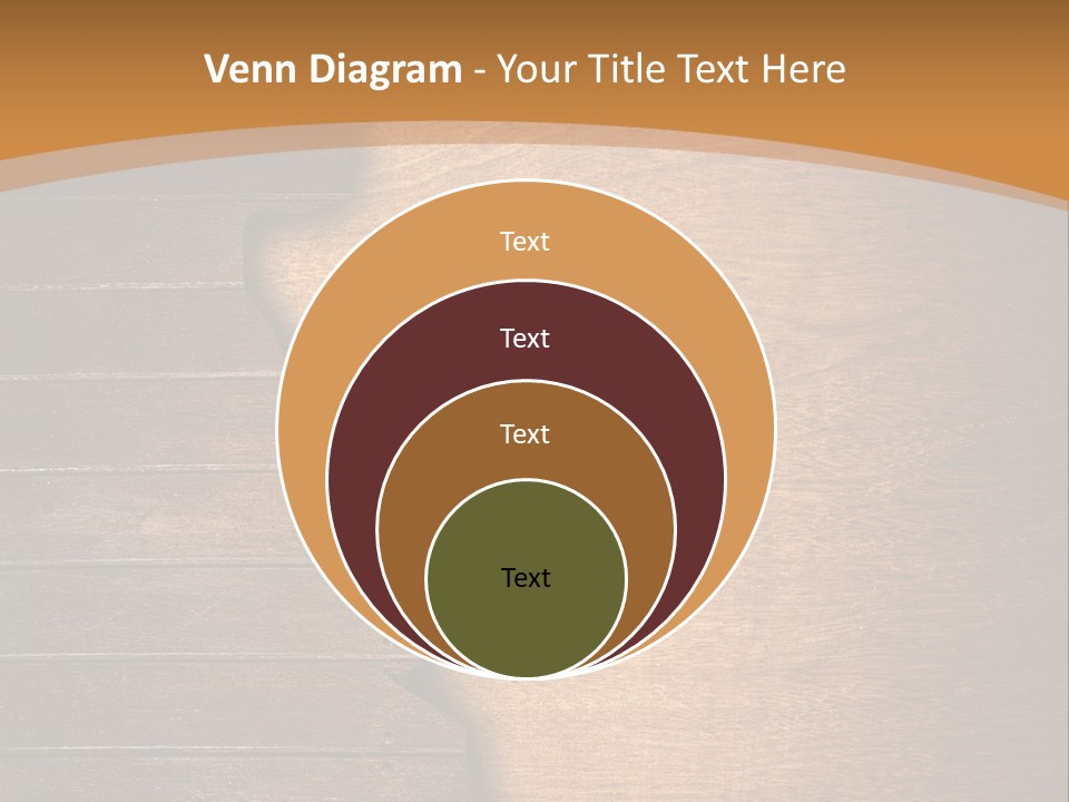 Board Slice Brown PowerPoint Template
