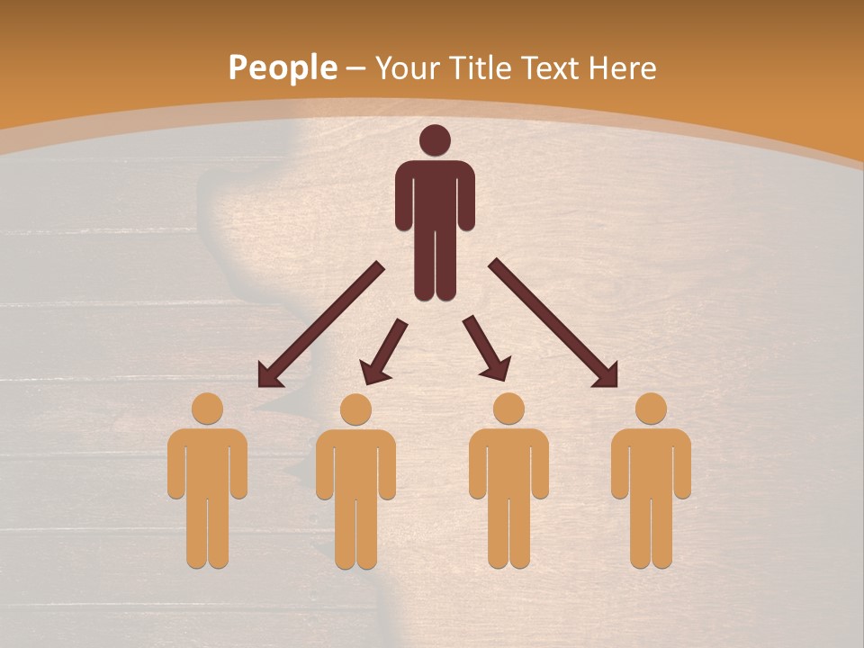 Board Slice Brown PowerPoint Template