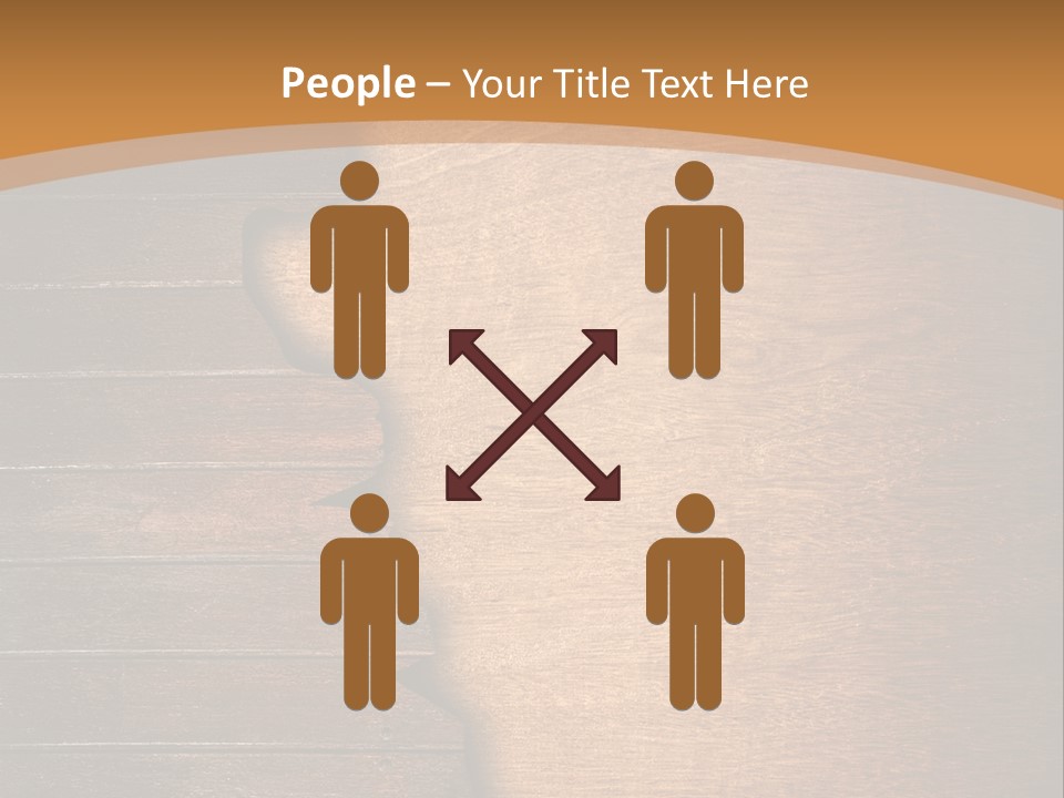 Board Slice Brown PowerPoint Template