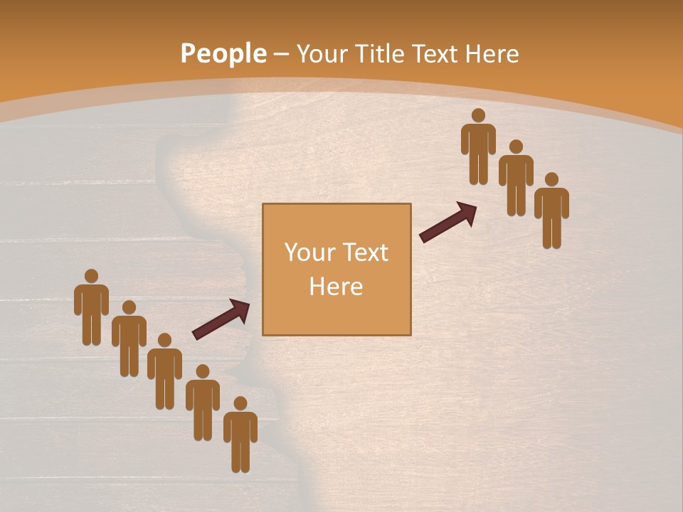 Board Slice Brown PowerPoint Template