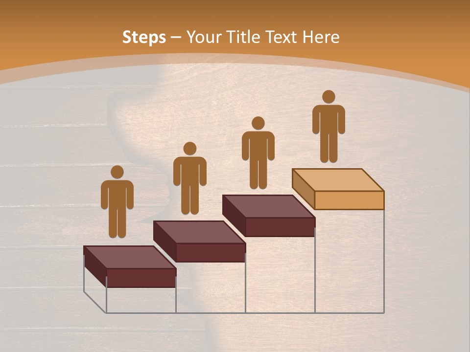 Board Slice Brown PowerPoint Template