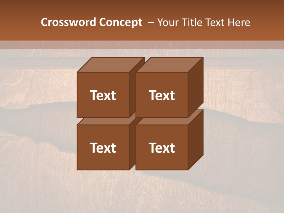 Crack Break Plank PowerPoint Template