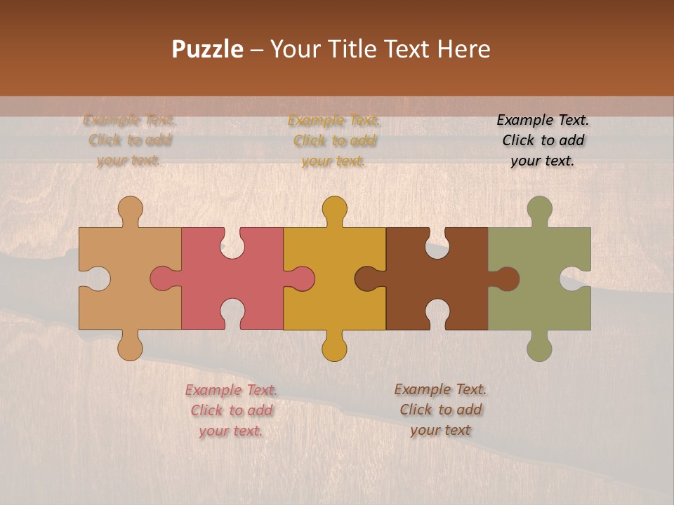 Crack Break Plank PowerPoint Template