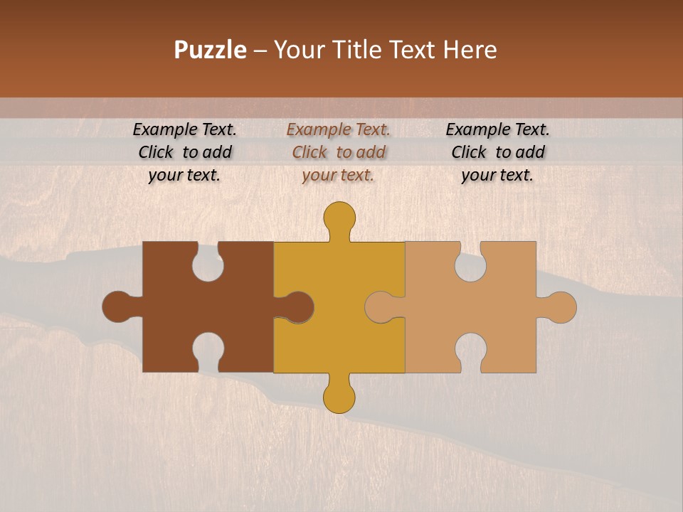 Crack Break Plank PowerPoint Template