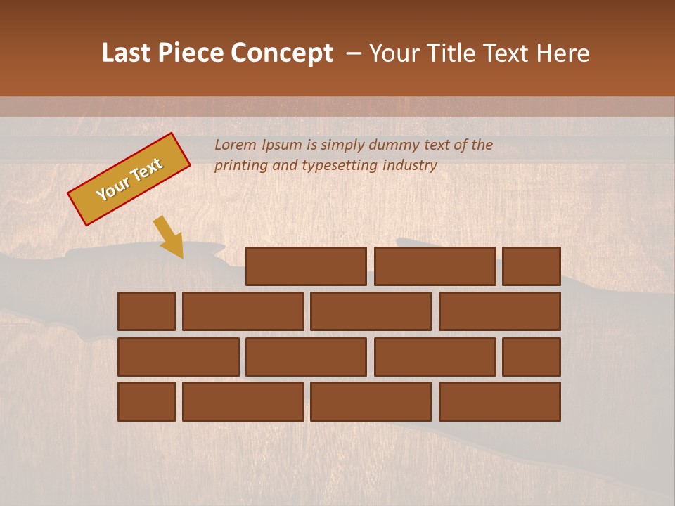 Crack Break Plank PowerPoint Template