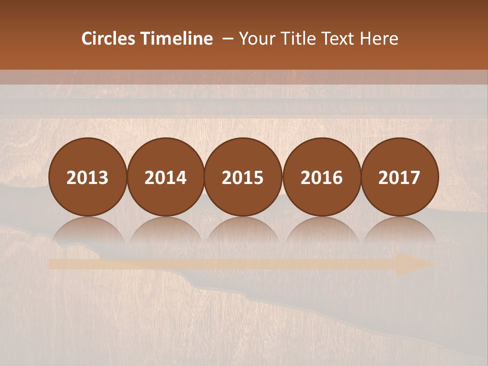 Crack Break Plank PowerPoint Template