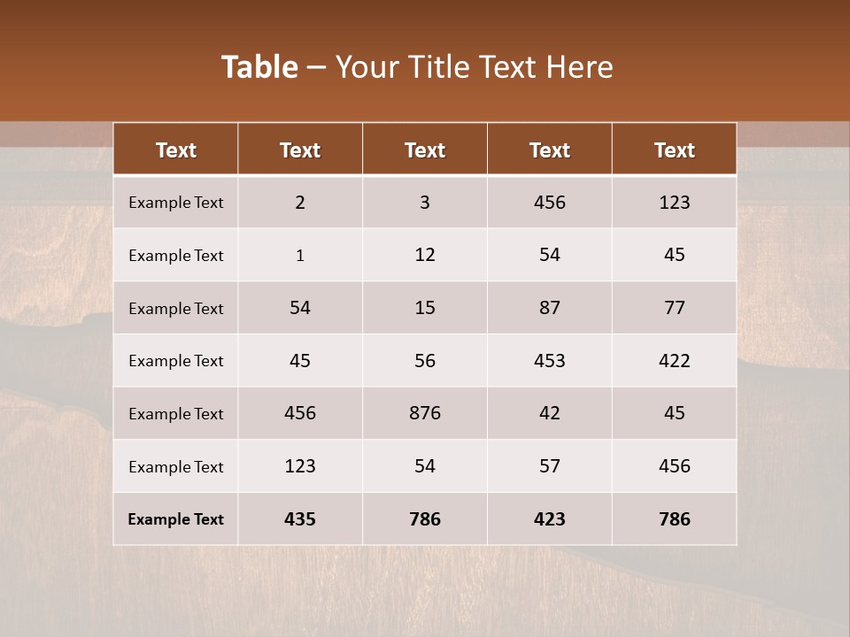 Crack Break Plank PowerPoint Template