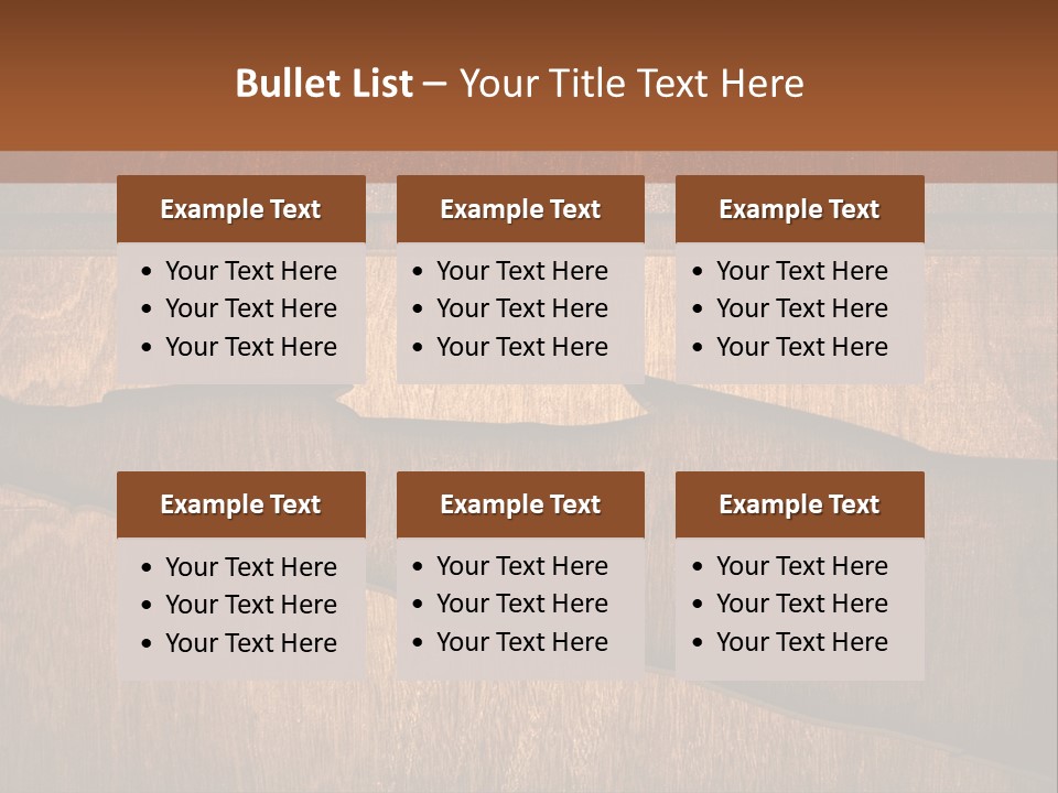 Crack Break Plank PowerPoint Template