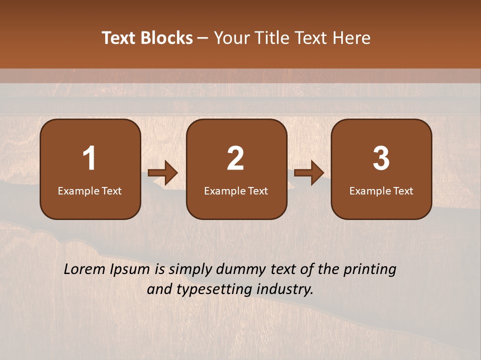Crack Break Plank PowerPoint Template