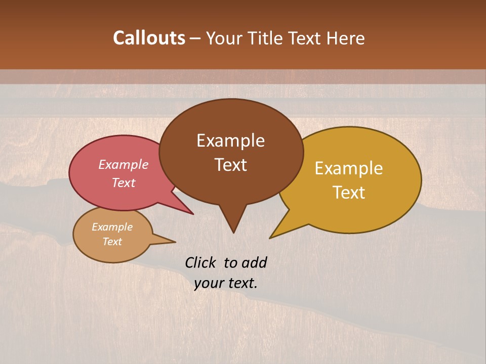 Crack Break Plank PowerPoint Template