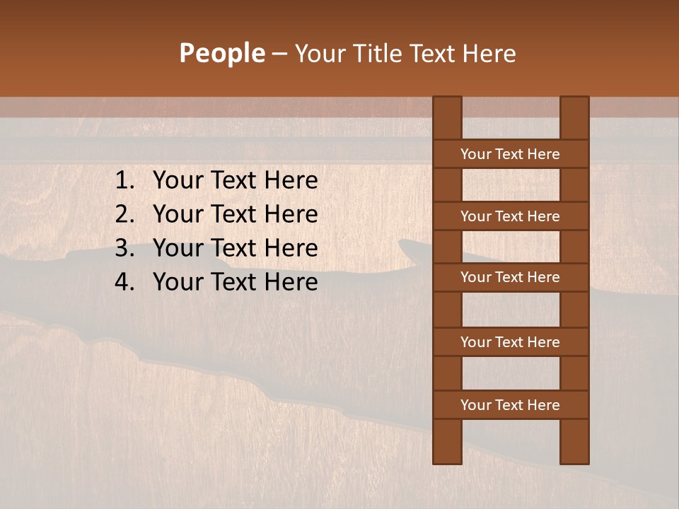 Crack Break Plank PowerPoint Template