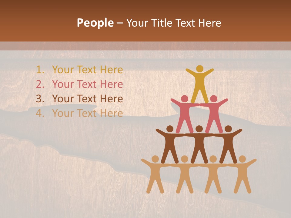 Crack Break Plank PowerPoint Template