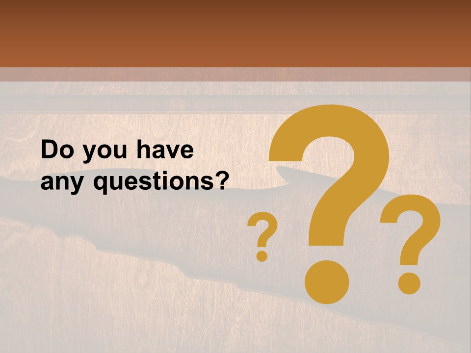 Crack Break Plank PowerPoint Template