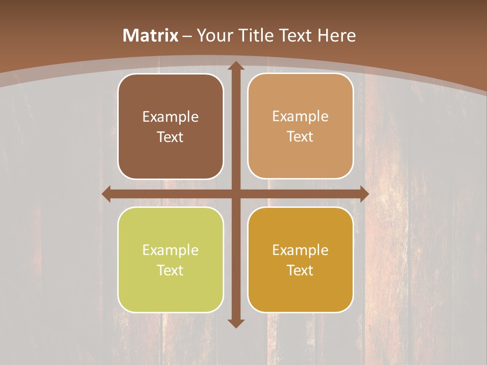 Parquet Lumber Blank PowerPoint Template