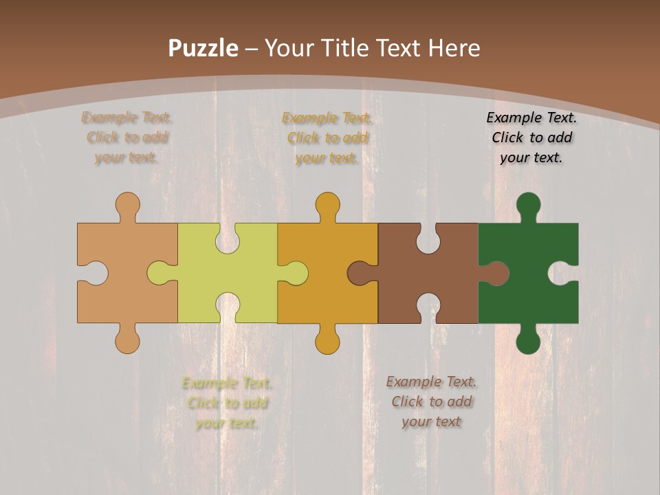 Parquet Lumber Blank PowerPoint Template