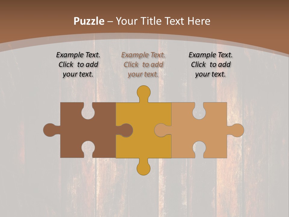 Parquet Lumber Blank PowerPoint Template