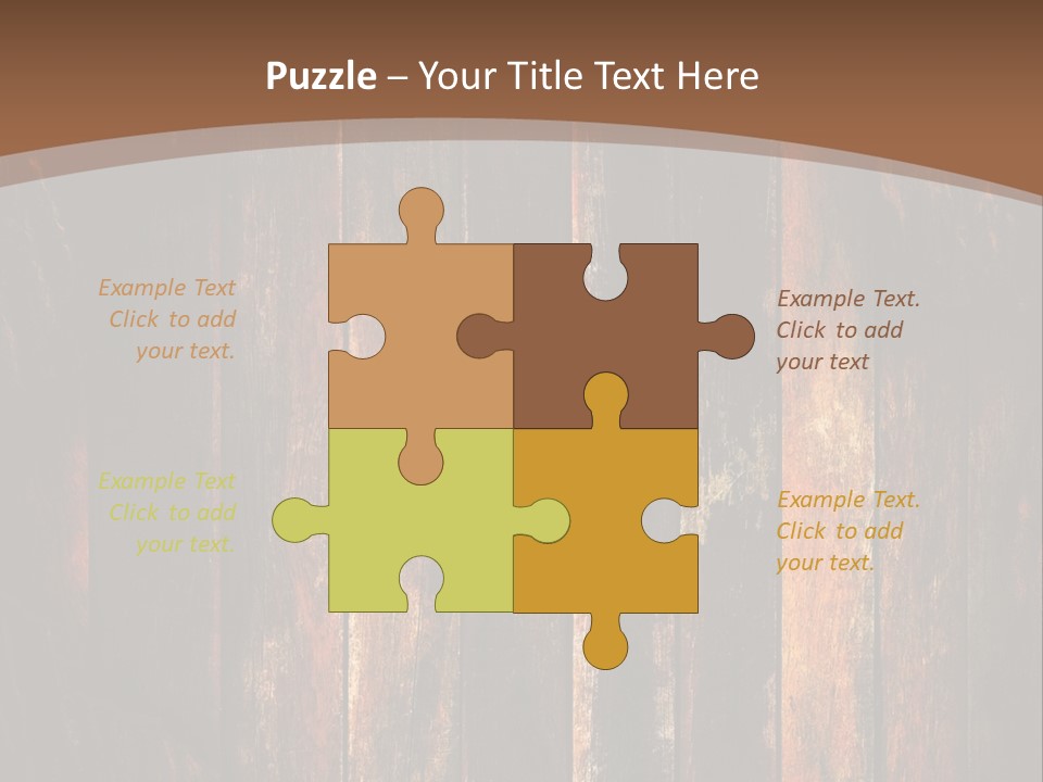 Parquet Lumber Blank PowerPoint Template