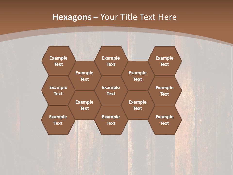 Parquet Lumber Blank PowerPoint Template