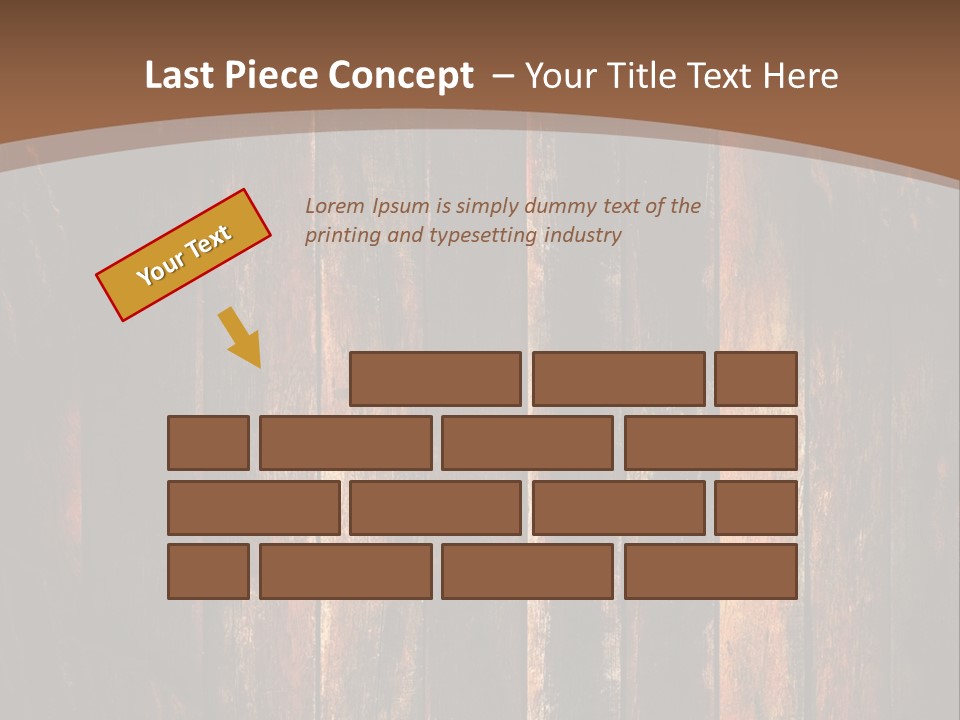 Parquet Lumber Blank PowerPoint Template