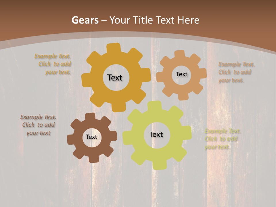 Parquet Lumber Blank PowerPoint Template