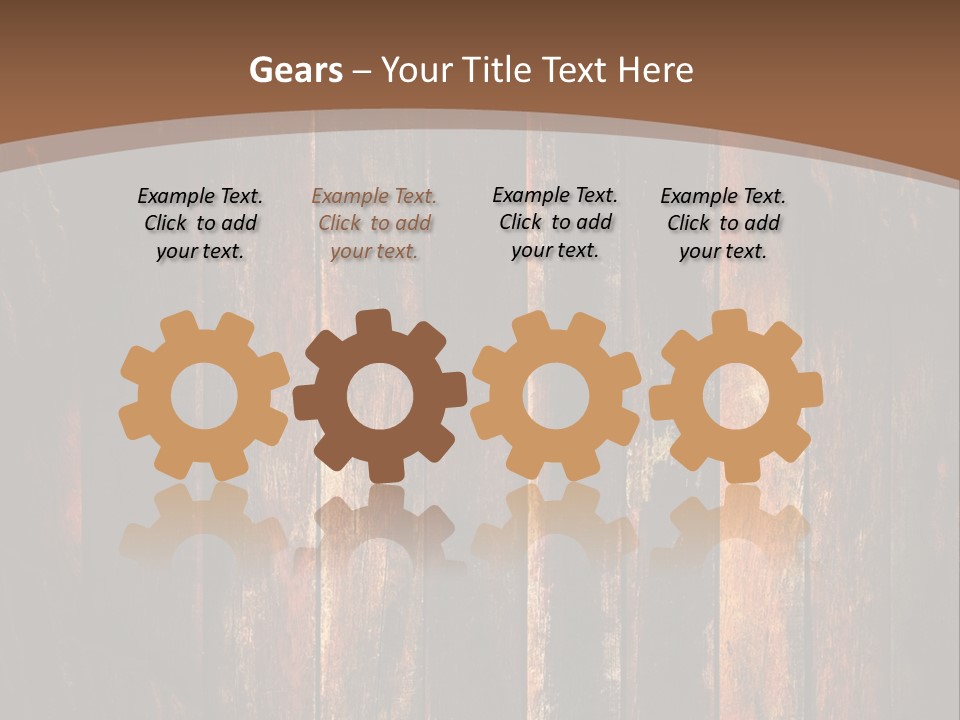 Parquet Lumber Blank PowerPoint Template