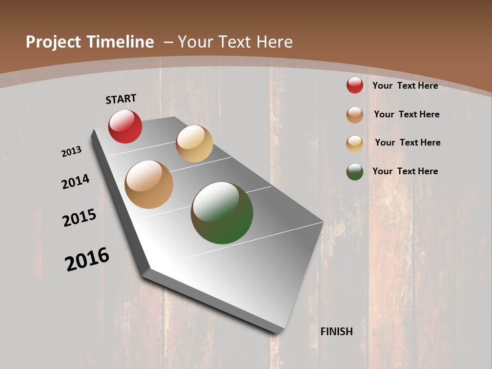Parquet Lumber Blank PowerPoint Template