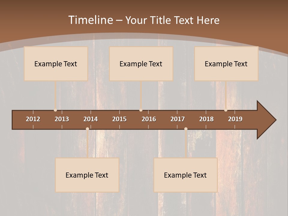 Parquet Lumber Blank PowerPoint Template