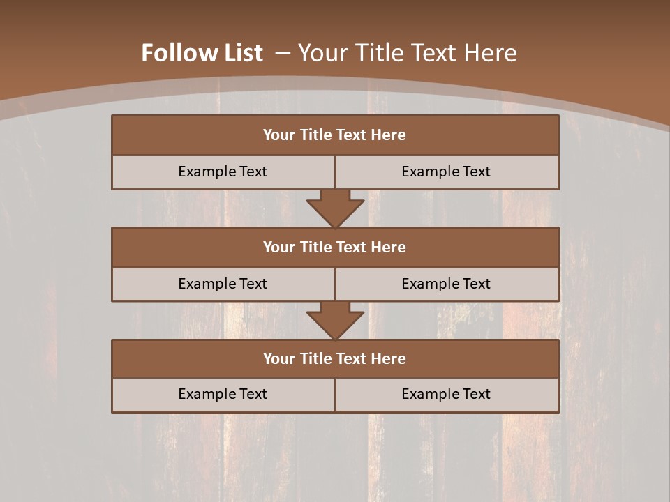 Parquet Lumber Blank PowerPoint Template