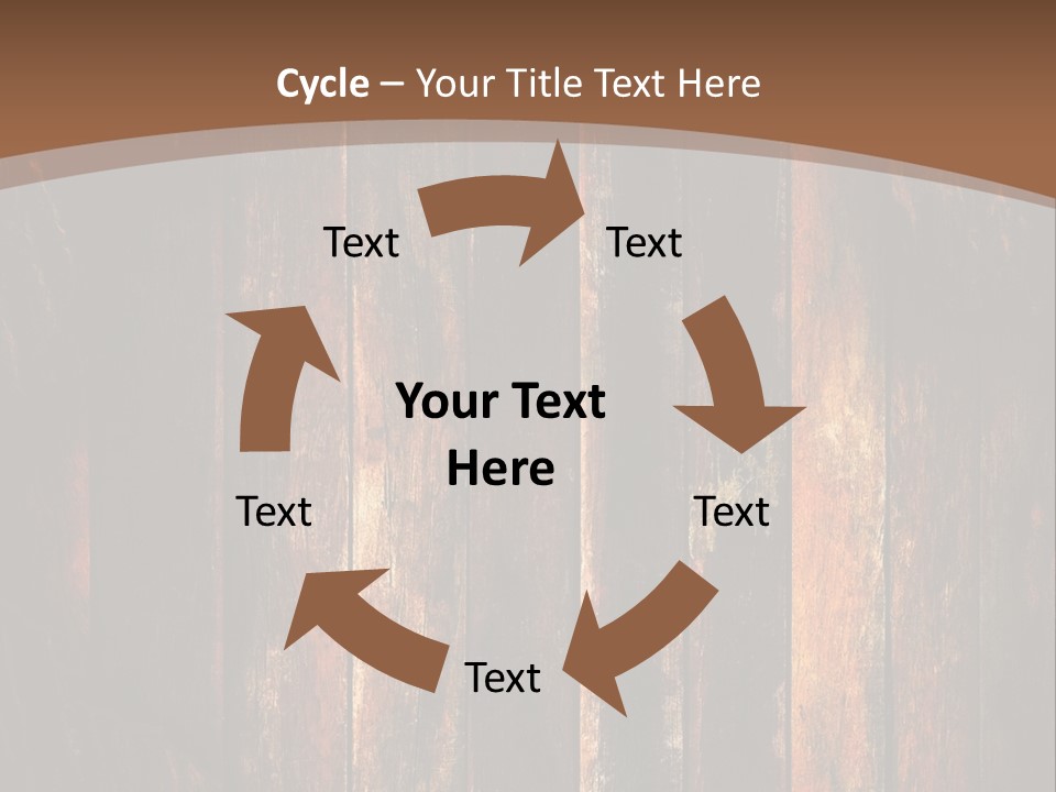 Parquet Lumber Blank PowerPoint Template